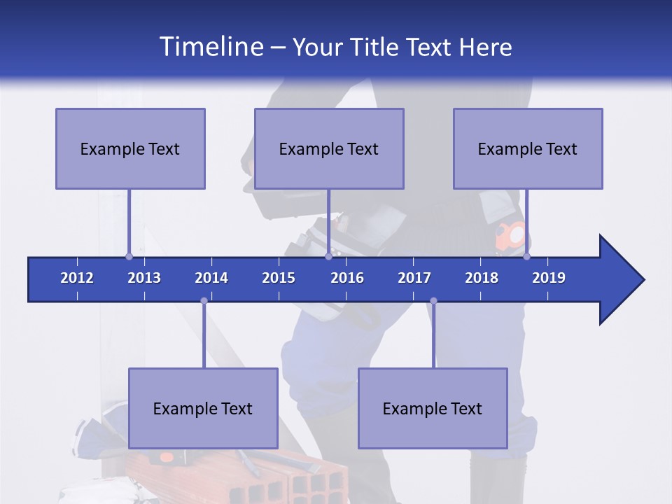 Personne Seule Entrepreneur Construction PowerPoint Template