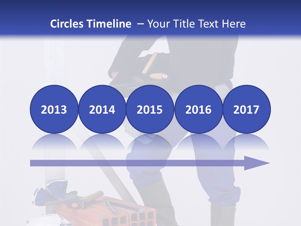 Personne Seule Entrepreneur Construction PowerPoint Template