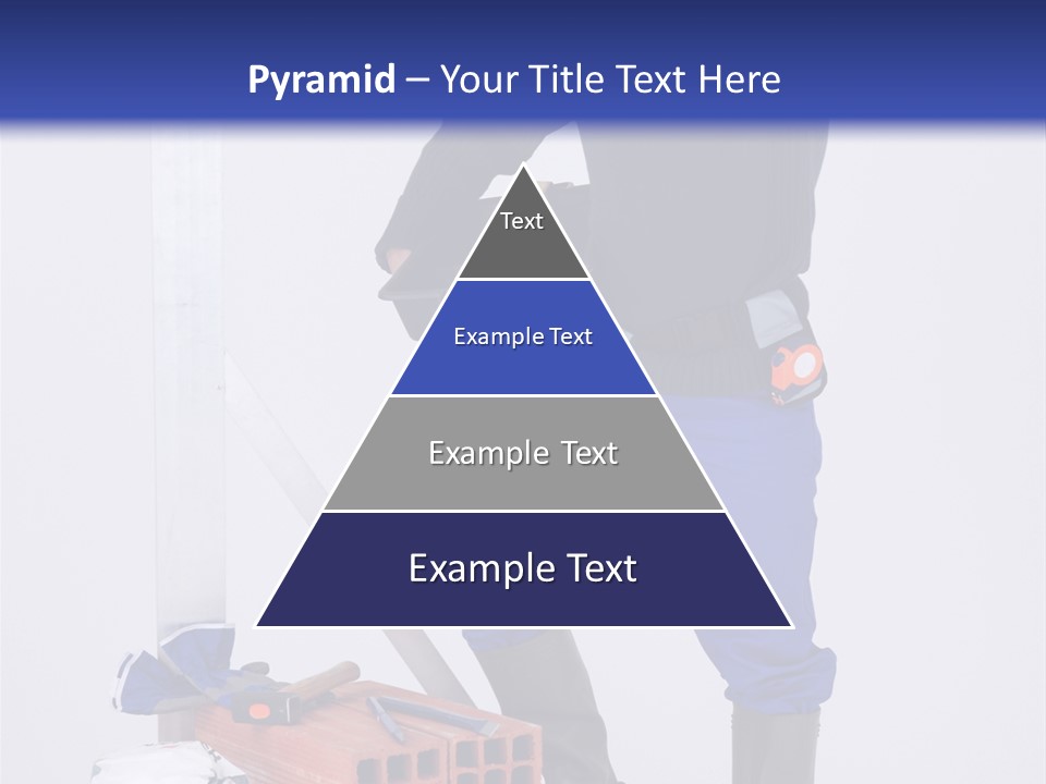 Personne Seule Entrepreneur Construction PowerPoint Template