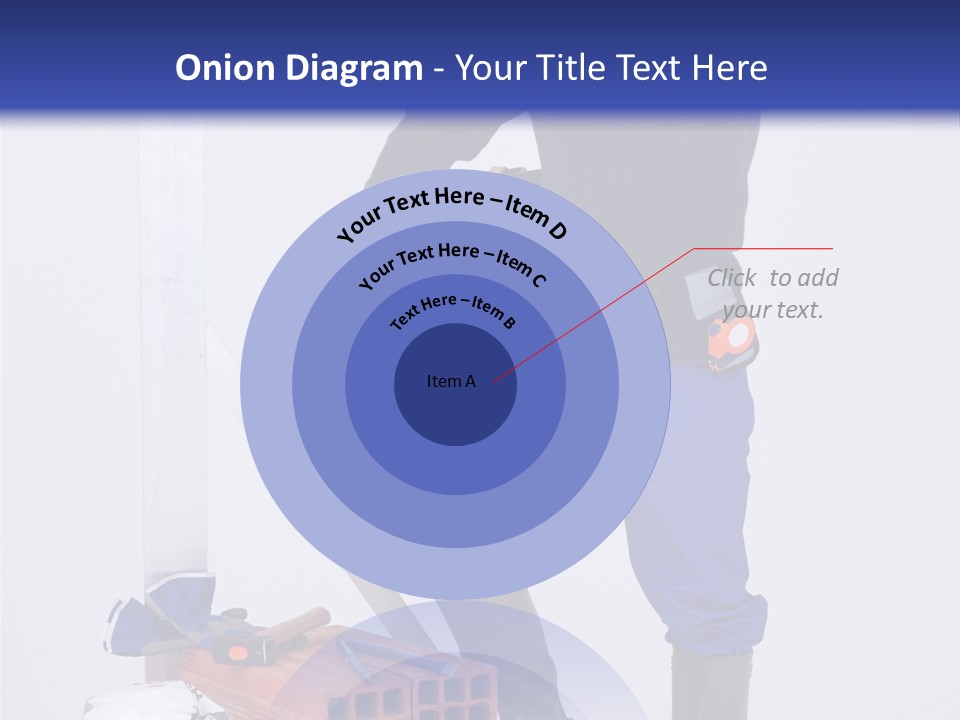 Personne Seule Entrepreneur Construction PowerPoint Template