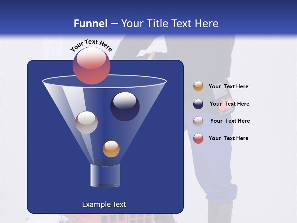 Personne Seule Entrepreneur Construction PowerPoint Template