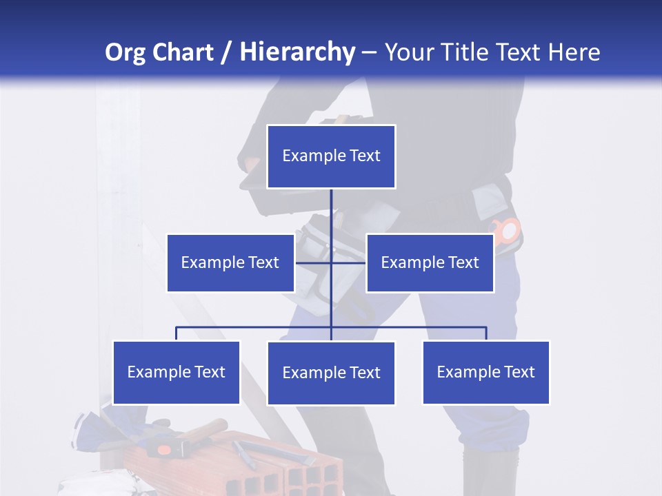 Personne Seule Entrepreneur Construction PowerPoint Template