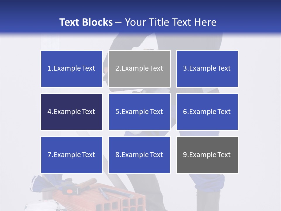 Personne Seule Entrepreneur Construction PowerPoint Template
