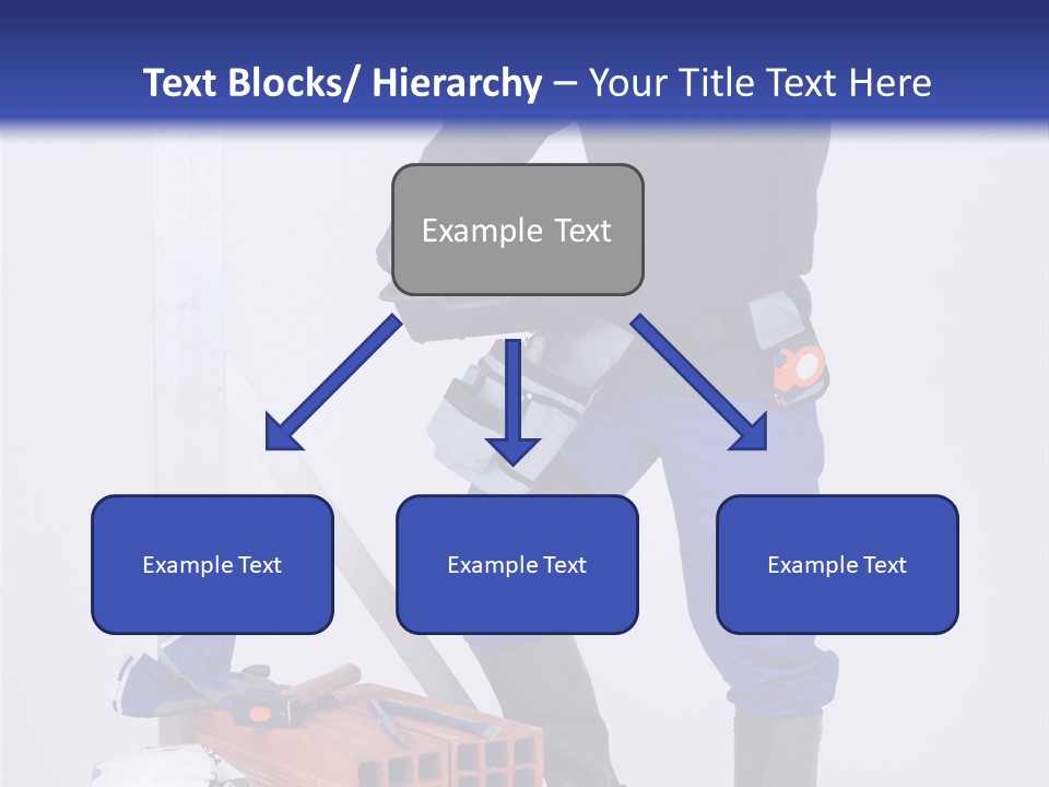 Personne Seule Entrepreneur Construction PowerPoint Template
