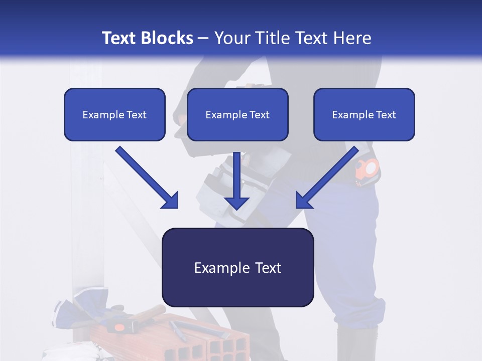 Personne Seule Entrepreneur Construction PowerPoint Template