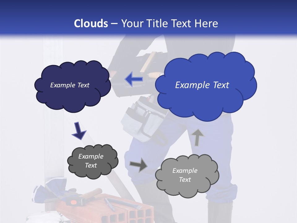 Personne Seule Entrepreneur Construction PowerPoint Template