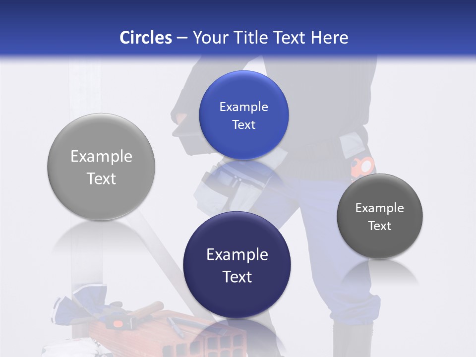 Personne Seule Entrepreneur Construction PowerPoint Template