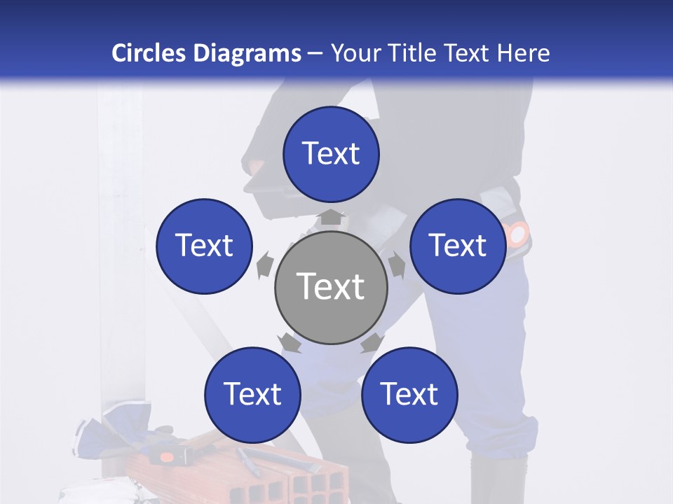 Personne Seule Entrepreneur Construction PowerPoint Template