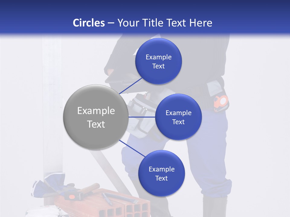 Personne Seule Entrepreneur Construction PowerPoint Template