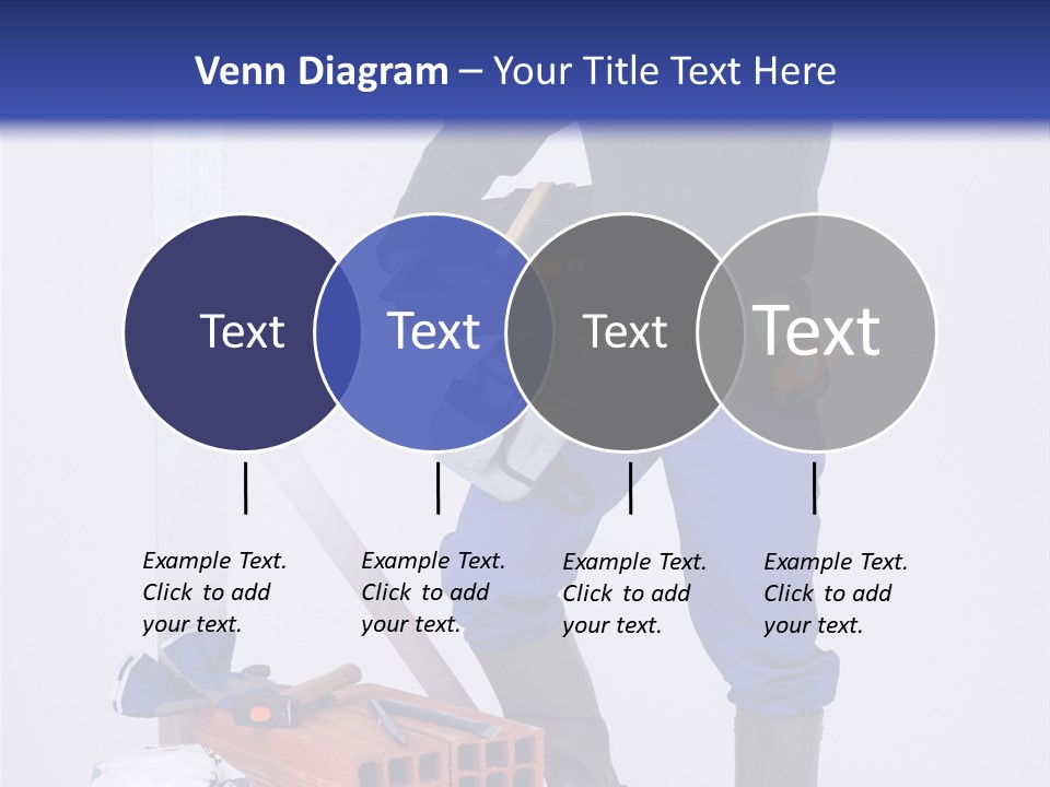 Personne Seule Entrepreneur Construction PowerPoint Template