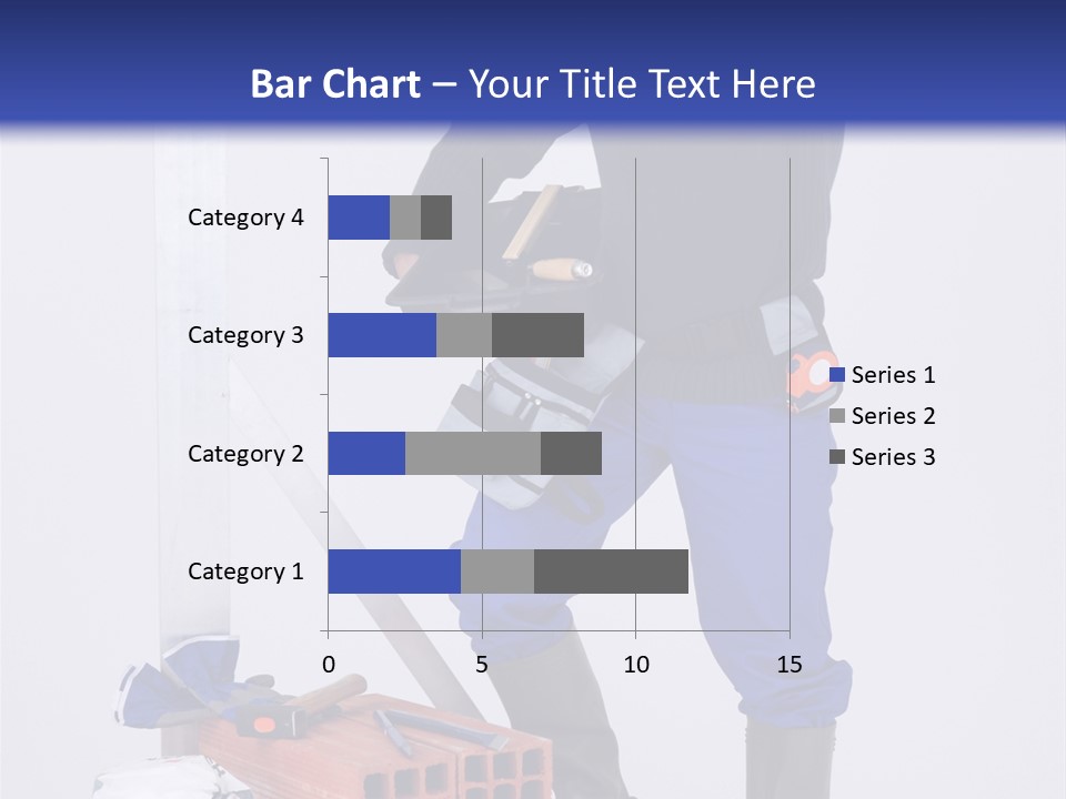 Personne Seule Entrepreneur Construction PowerPoint Template