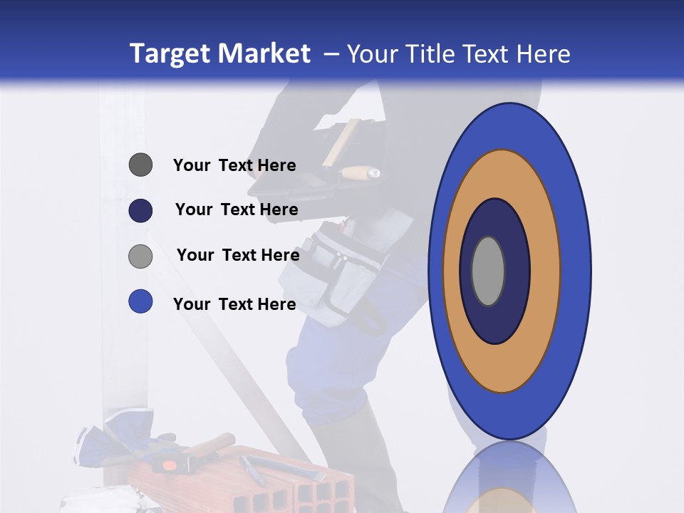 Personne Seule Entrepreneur Construction PowerPoint Template