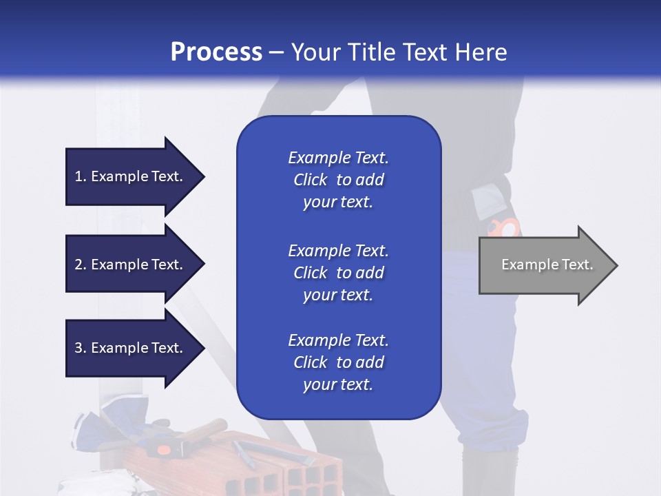 Personne Seule Entrepreneur Construction PowerPoint Template