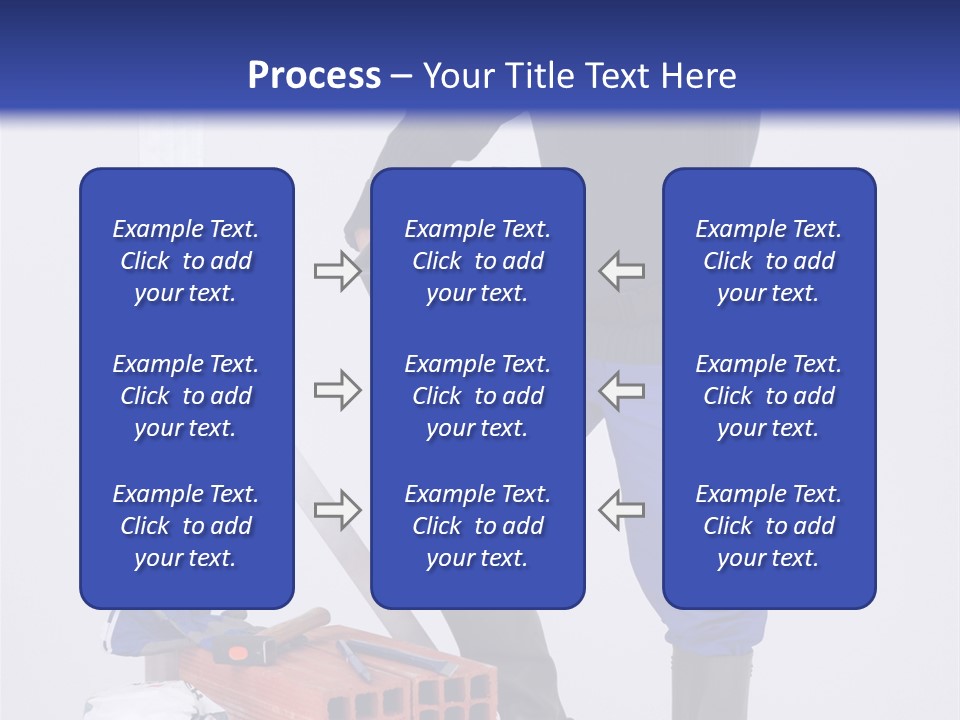 Personne Seule Entrepreneur Construction PowerPoint Template