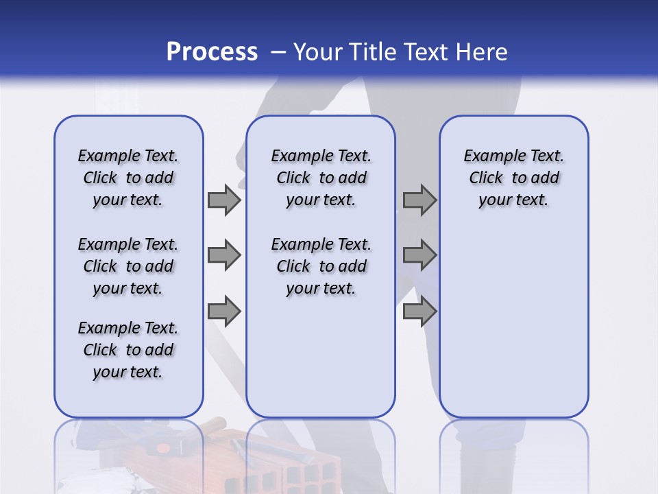 Personne Seule Entrepreneur Construction PowerPoint Template