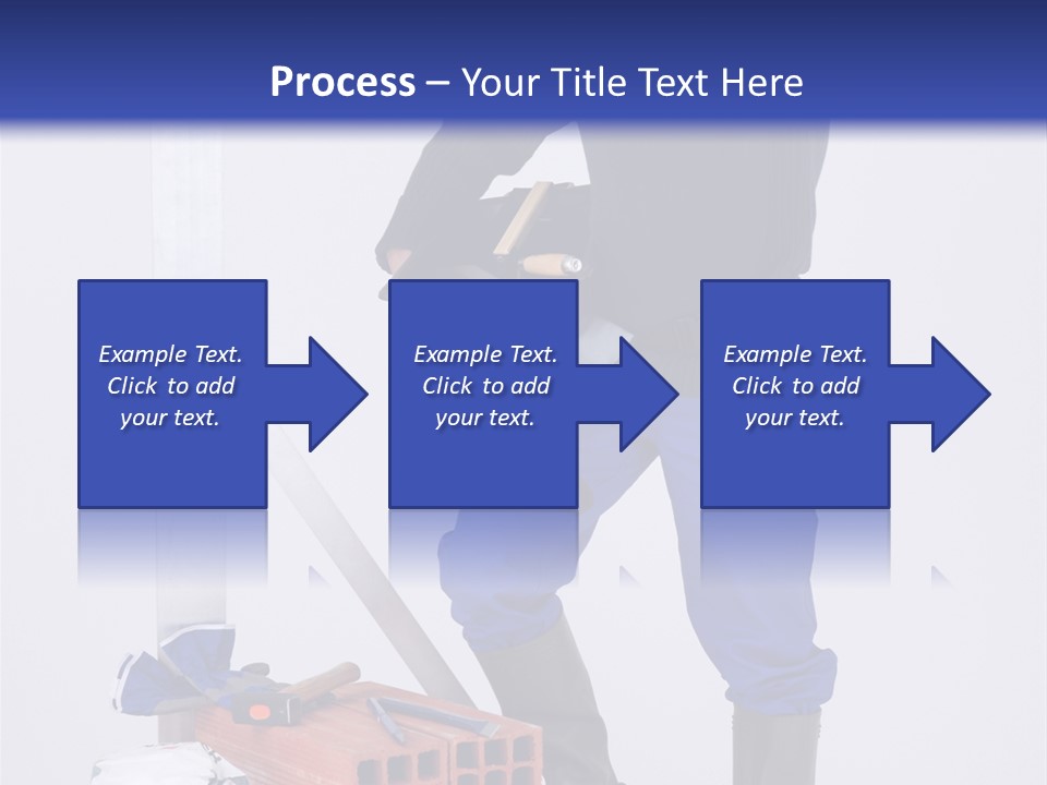 Personne Seule Entrepreneur Construction PowerPoint Template