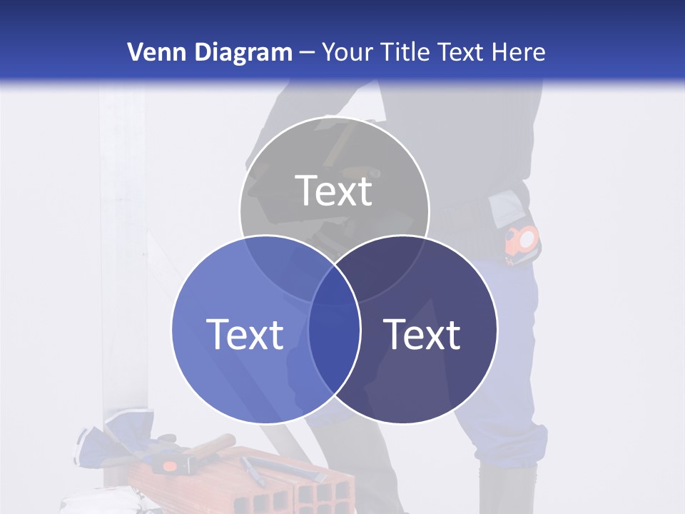 Personne Seule Entrepreneur Construction PowerPoint Template