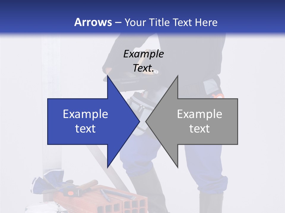 Personne Seule Entrepreneur Construction PowerPoint Template