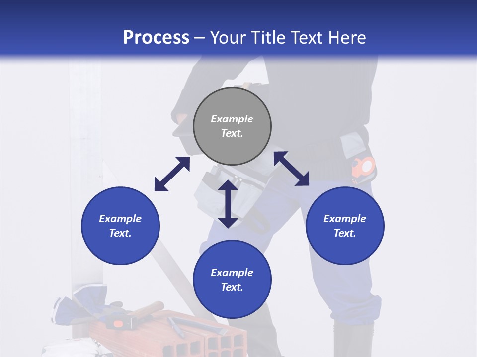 Personne Seule Entrepreneur Construction PowerPoint Template