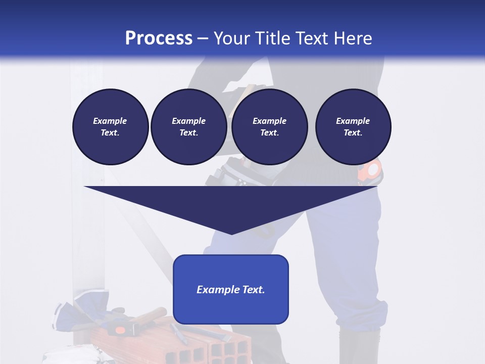 Personne Seule Entrepreneur Construction PowerPoint Template