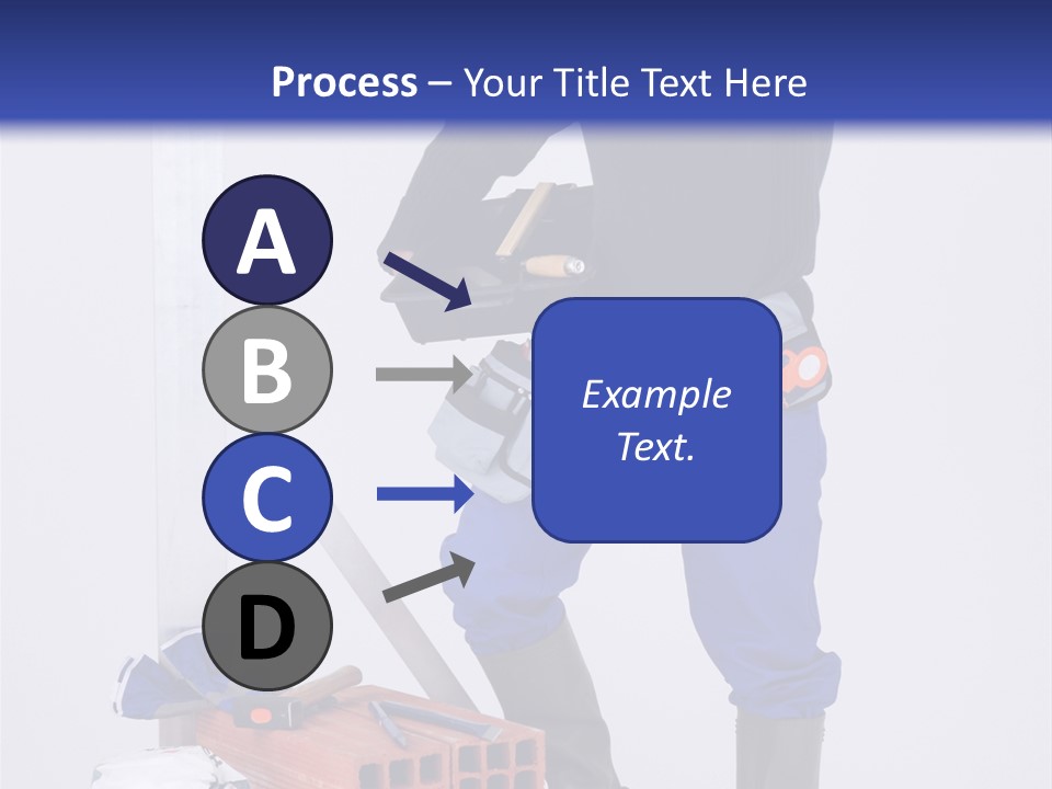 Personne Seule Entrepreneur Construction PowerPoint Template
