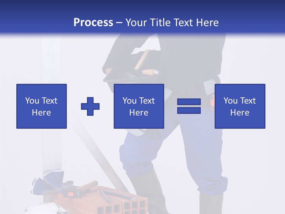 Personne Seule Entrepreneur Construction PowerPoint Template