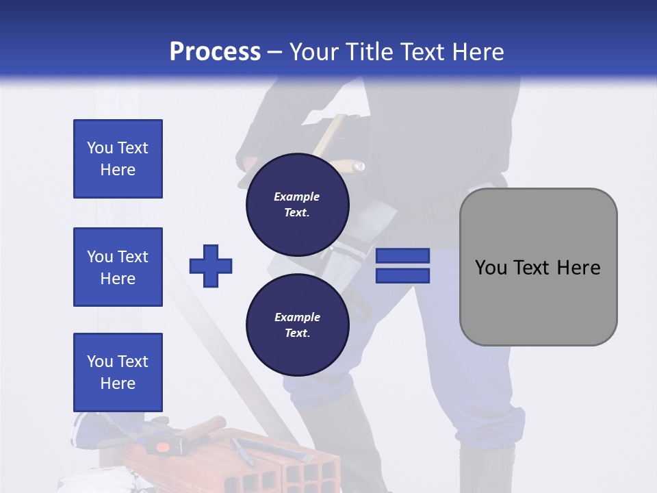 Personne Seule Entrepreneur Construction PowerPoint Template