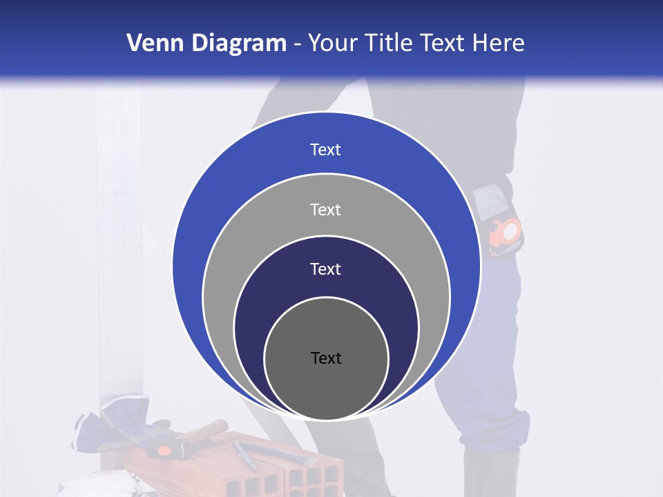 Personne Seule Entrepreneur Construction PowerPoint Template