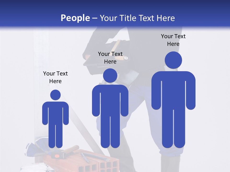 Personne Seule Entrepreneur Construction PowerPoint Template