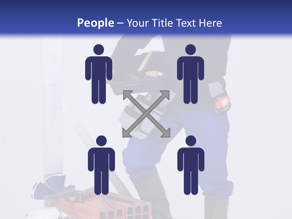 Personne Seule Entrepreneur Construction PowerPoint Template