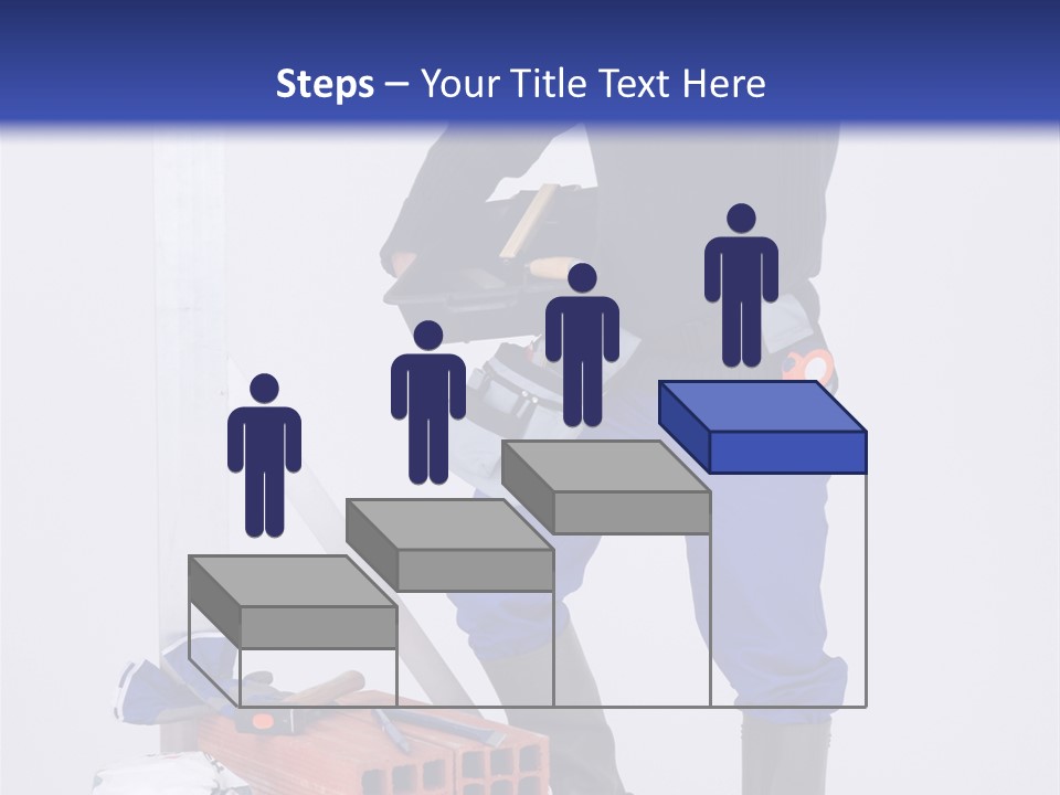 Personne Seule Entrepreneur Construction PowerPoint Template