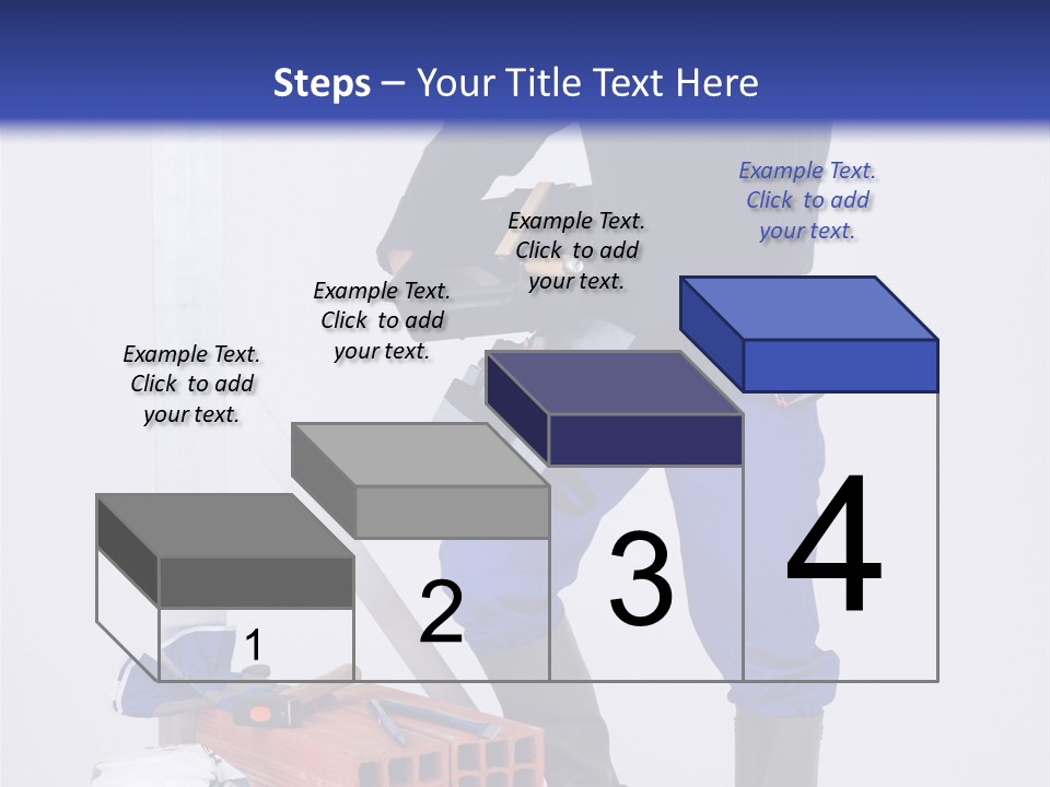 Personne Seule Entrepreneur Construction PowerPoint Template