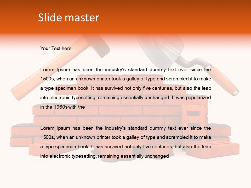 Industry Process White PowerPoint Template