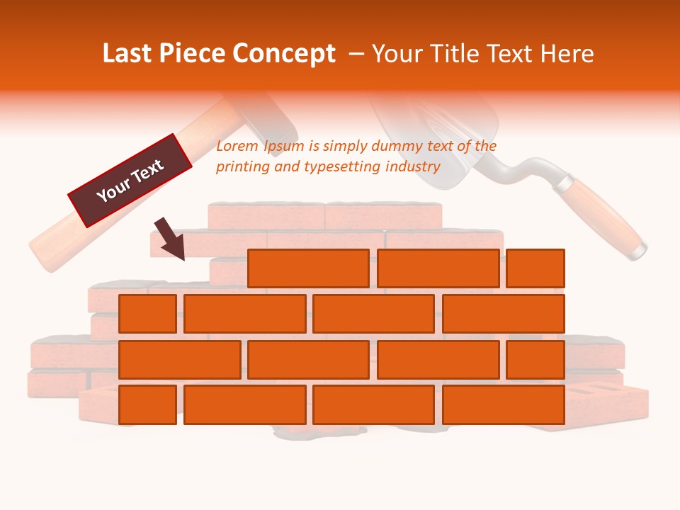 Industry Process White PowerPoint Template