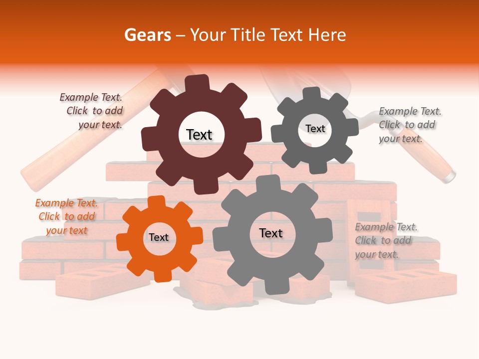 Industry Process White PowerPoint Template