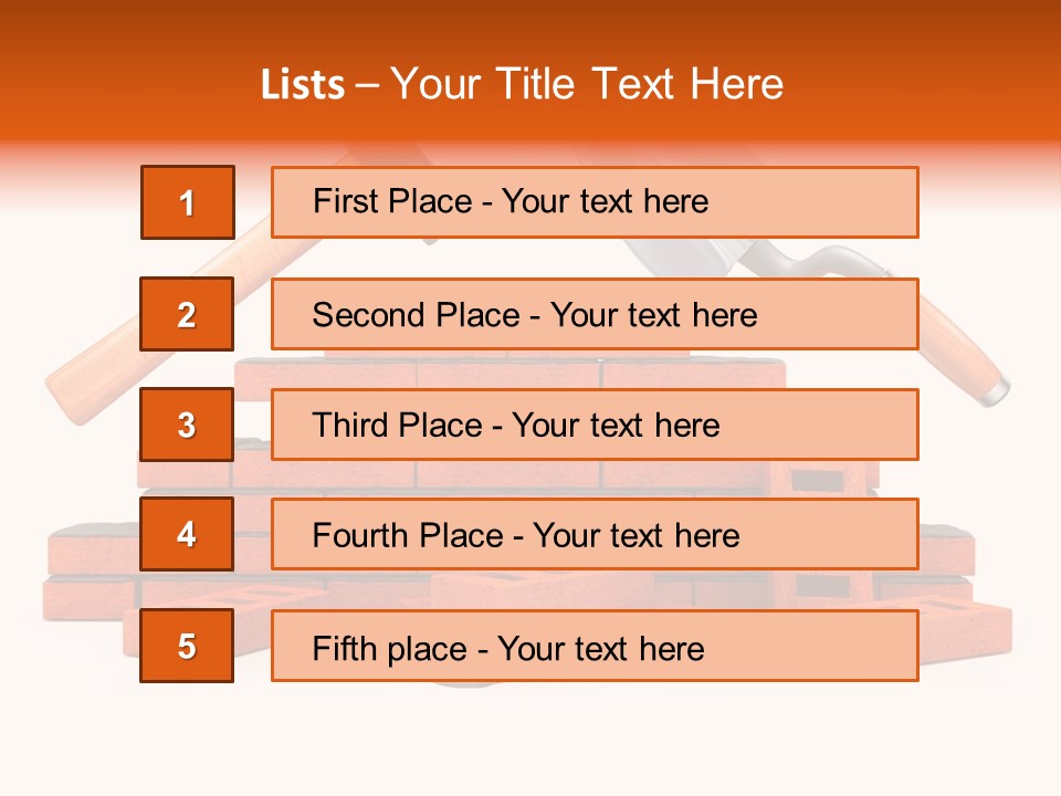 Industry Process White PowerPoint Template