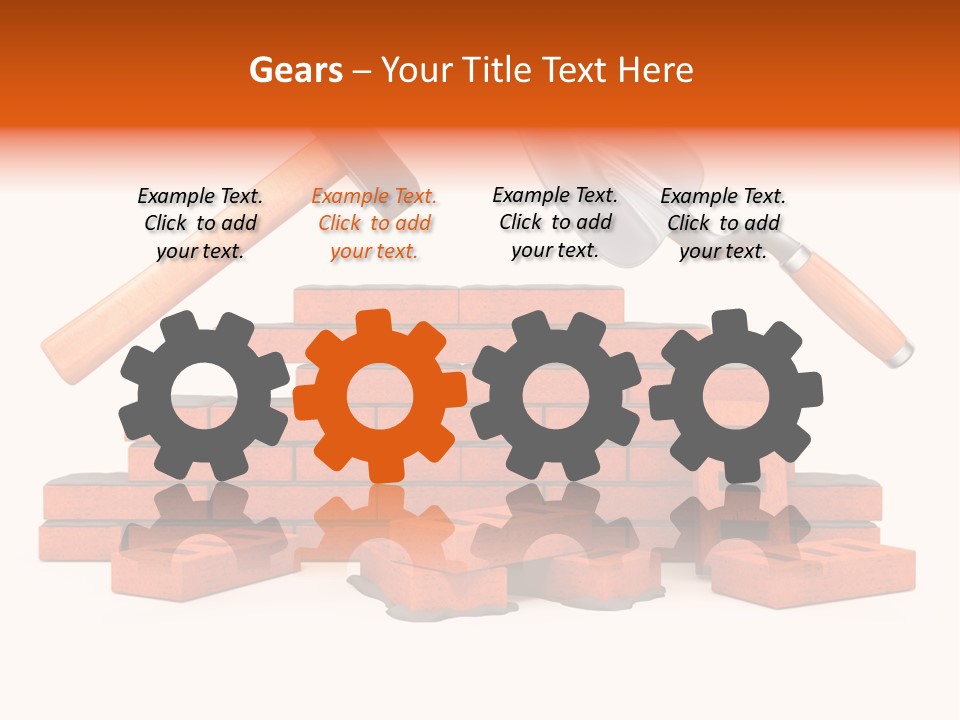 Industry Process White PowerPoint Template