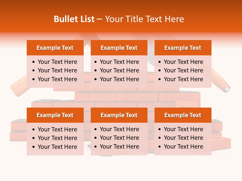 Industry Process White PowerPoint Template