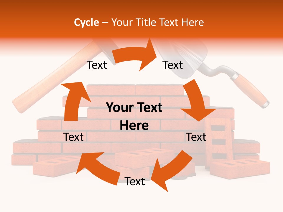 Industry Process White PowerPoint Template