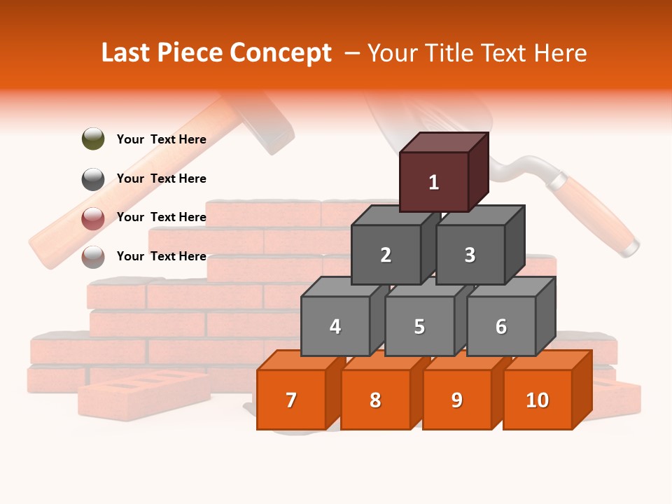 Industry Process White PowerPoint Template