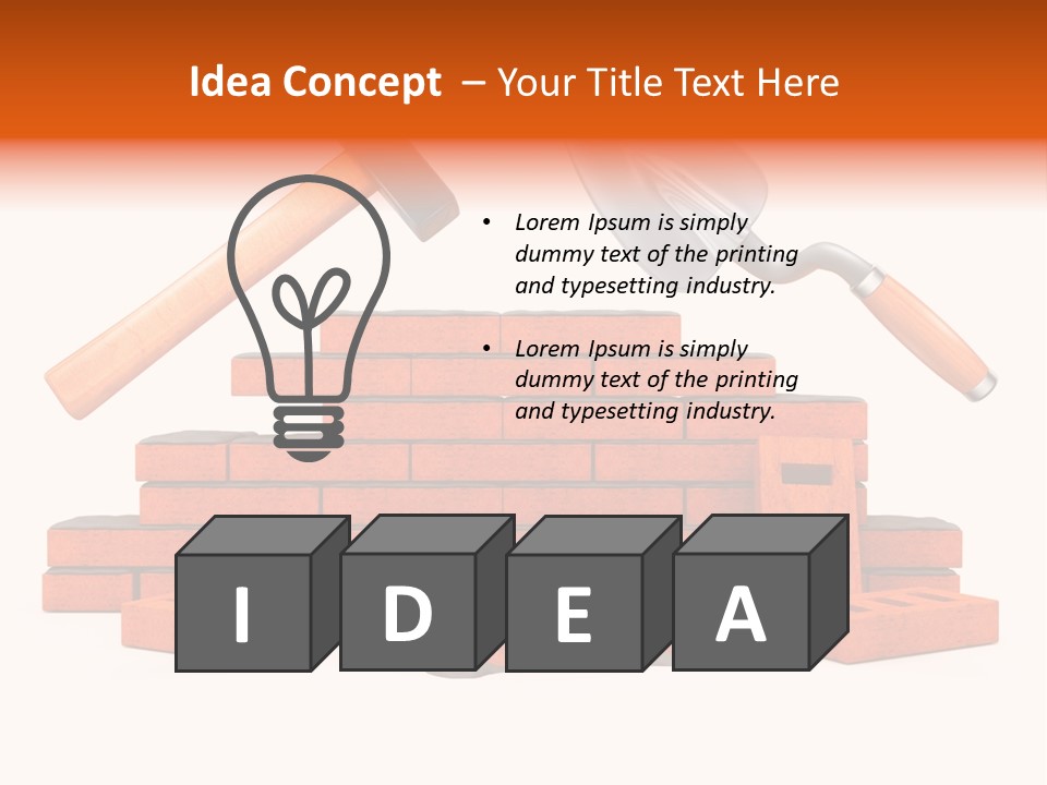 Industry Process White PowerPoint Template