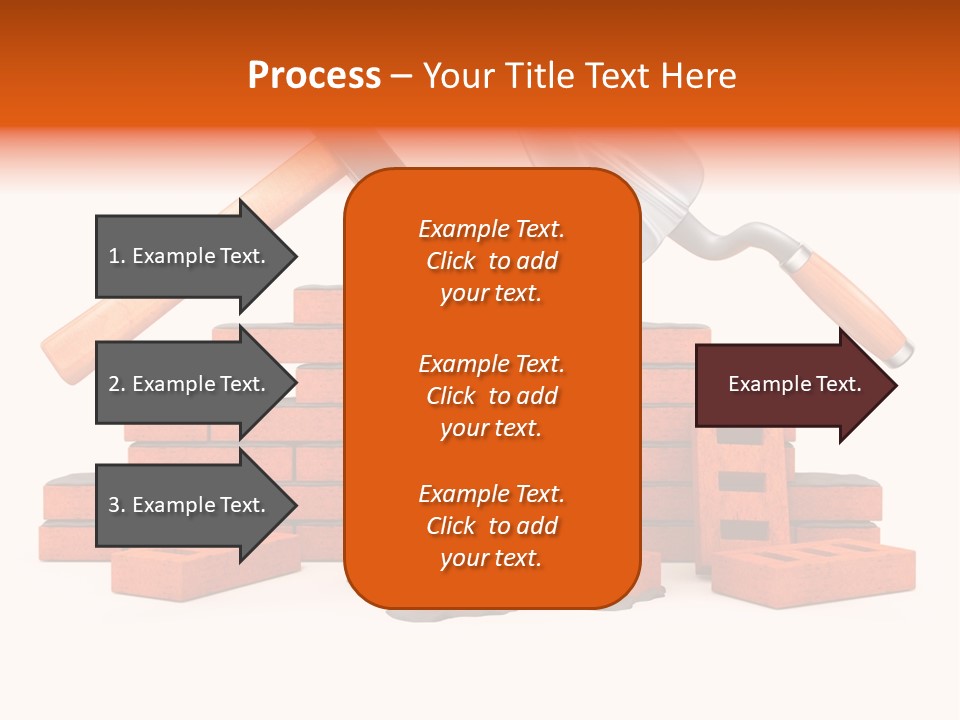 Industry Process White PowerPoint Template