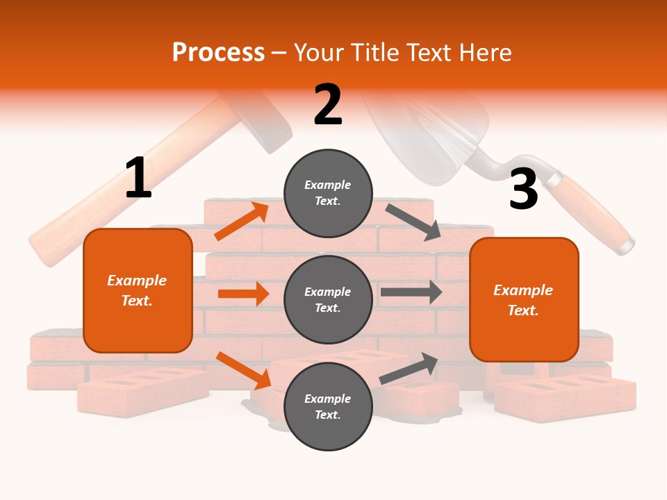 Industry Process White PowerPoint Template