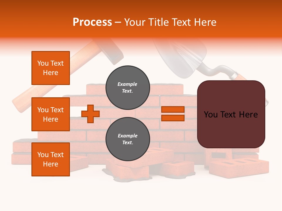 Industry Process White PowerPoint Template