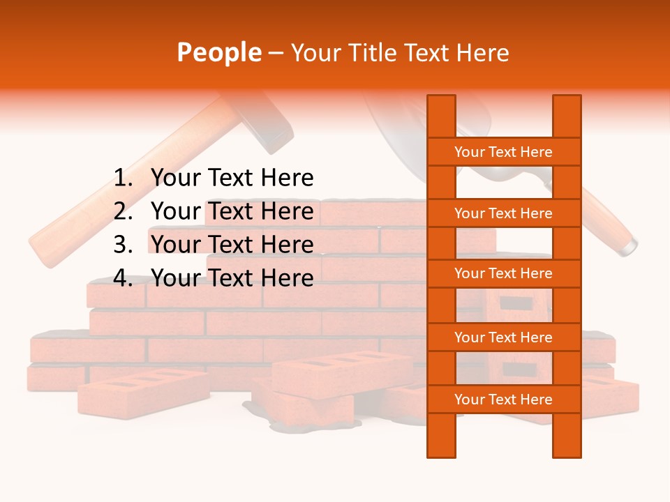 Industry Process White PowerPoint Template