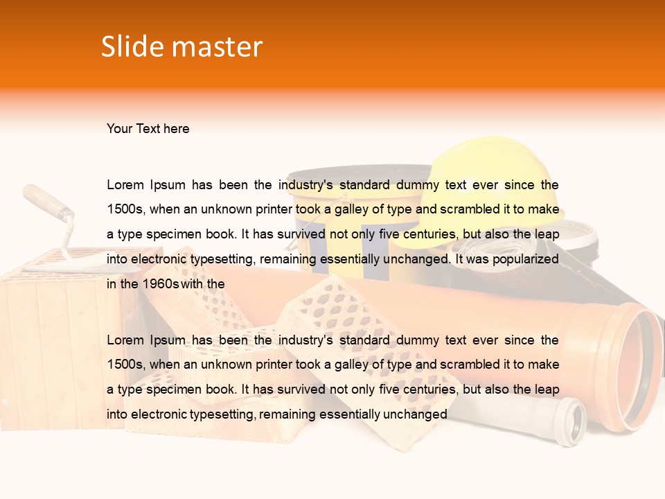 Industry Equipment Object PowerPoint Template