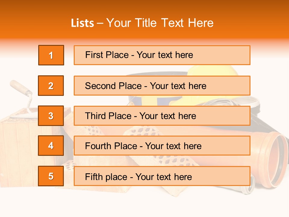 Industry Equipment Object PowerPoint Template