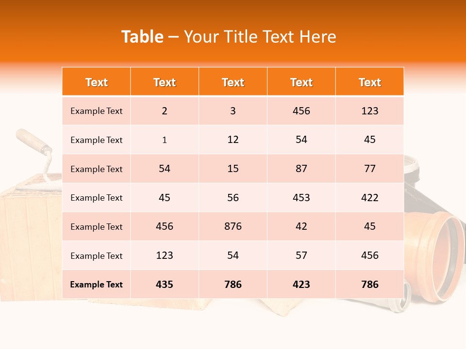 Industry Equipment Object PowerPoint Template