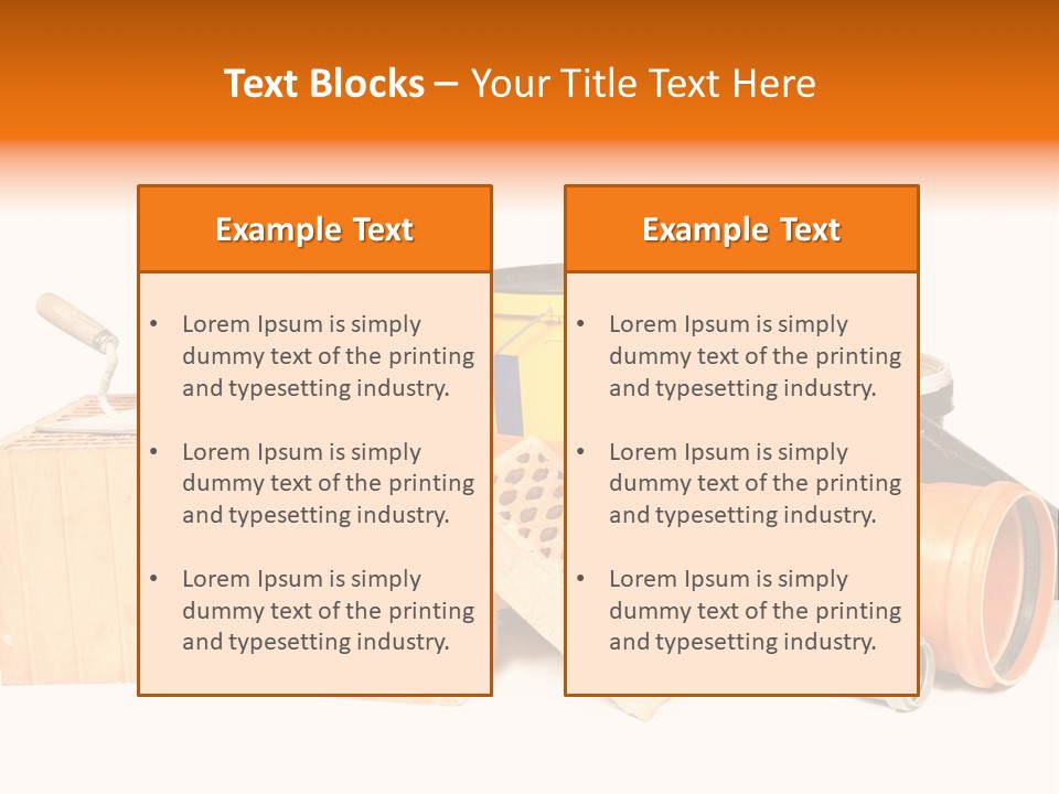 Industry Equipment Object PowerPoint Template