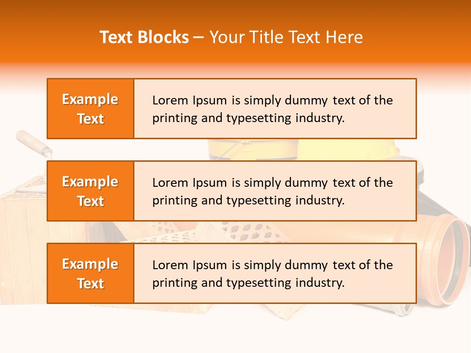 Industry Equipment Object PowerPoint Template